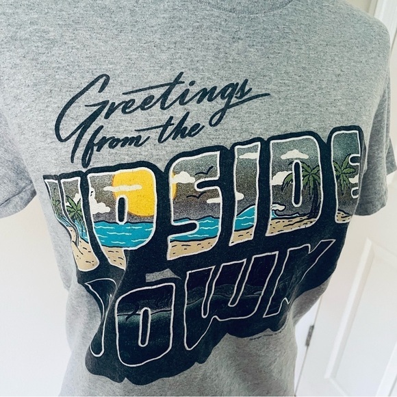 Stranger Things Gray T-Shirt - Size Medium - Picture 3 of 6